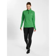 Bluzy sportowe damskie - Bluza damska 1/2 zip z długim rękawem Newline Phoenix - miniaturka - grafika 1