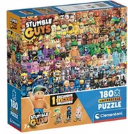 Przybory szkolne - Clementoni Puzzle 180el Stumble Guys 29321 - miniaturka - grafika 1