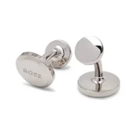 Spinki do mankietów i krawatów - BOSS Spinki do mankietów B-LOGO-CUF - miniaturka - grafika 1
