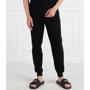 BOSS Spodnie od piżamy Waffle | Regular Fit - Dresy męskie - miniaturka - grafika 1