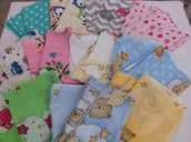 Pieluchy - Pielucha tetrowa 70x80 drukowana kolorowa - miniaturka - grafika 1