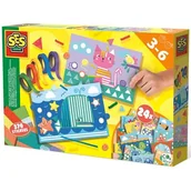 Prace ręczne dla dzieci - Wyklejanki Kształty - Zabawki Kreatywne Dla Chłopców I Dziewczynek Ses Creative - miniaturka - grafika 1