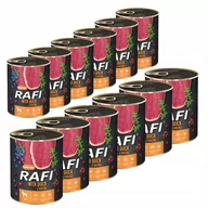 Mokra karma dla psów - Dolina Noteci (RAFI) Karma Rafi Adult KACZKA Zestaw 12x 800g  od 95zł +DO 3% ZWROTU W PROGRAMIE LOJALNOŚCIOWYM ZEST-RAFI-800-KACZKA - miniaturka - grafika 1
