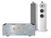 Zestawy stereo - Yamaha A-S1200 (srebrny) + 703 S3 (biały) - miniaturka - grafika 1