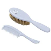 Szczotki do włosów dla dzieci - BabyOno Szczotka i grzebyk dla dzieci i niemowląt naturalne miękkie włosie - miniaturka - grafika 1