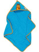 Okrycia kąpielowe dla dzieci - Playshoes Ręcznik w kolorze błękitnym z kapturem - miniaturka - grafika 1