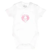 Body dla niemowląt - Body dziewczęce z krótkim rękawem, ecru/Olimpias - miniaturka - grafika 1