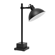 Lampy stojące - Relaxdays lampa stołowa Black Night HBT: 57 x 32,5 x 22,5 cm lampa stołowa wykonana z litego metalu jako lampka do czytania o nowoczesnym i prostym wzorze jako lampka do czytania na biurko, czarnym, 10019109 - miniaturka - grafika 1