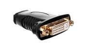 Adaptery i przejściówki - Wentronic HDMI/DVI-D Adapter (19polig, gniazdo HDMI do gniazda DVI) 1 szt. czarny 68690-GB - miniaturka - grafika 1