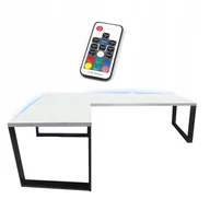 Biurka gamingowe - Biurko Gamingowe Narożne Loftowe 240X160 Producent Stabilne Komputerowe - miniaturka - grafika 1