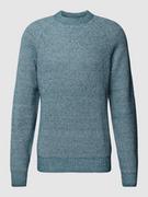 Swetry męskie - Sweter z dzianiny z efektem melanżu - miniaturka - grafika 1