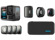 Kamery sportowe - GOPRO HERO 13 BLACK + HB-SERIES Lens Collection Czarny - miniaturka - grafika 1