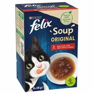 Mokra karma dla kotów - Felix Soup - Wiejskie smaki, 6 x 48 g - miniaturka - grafika 1