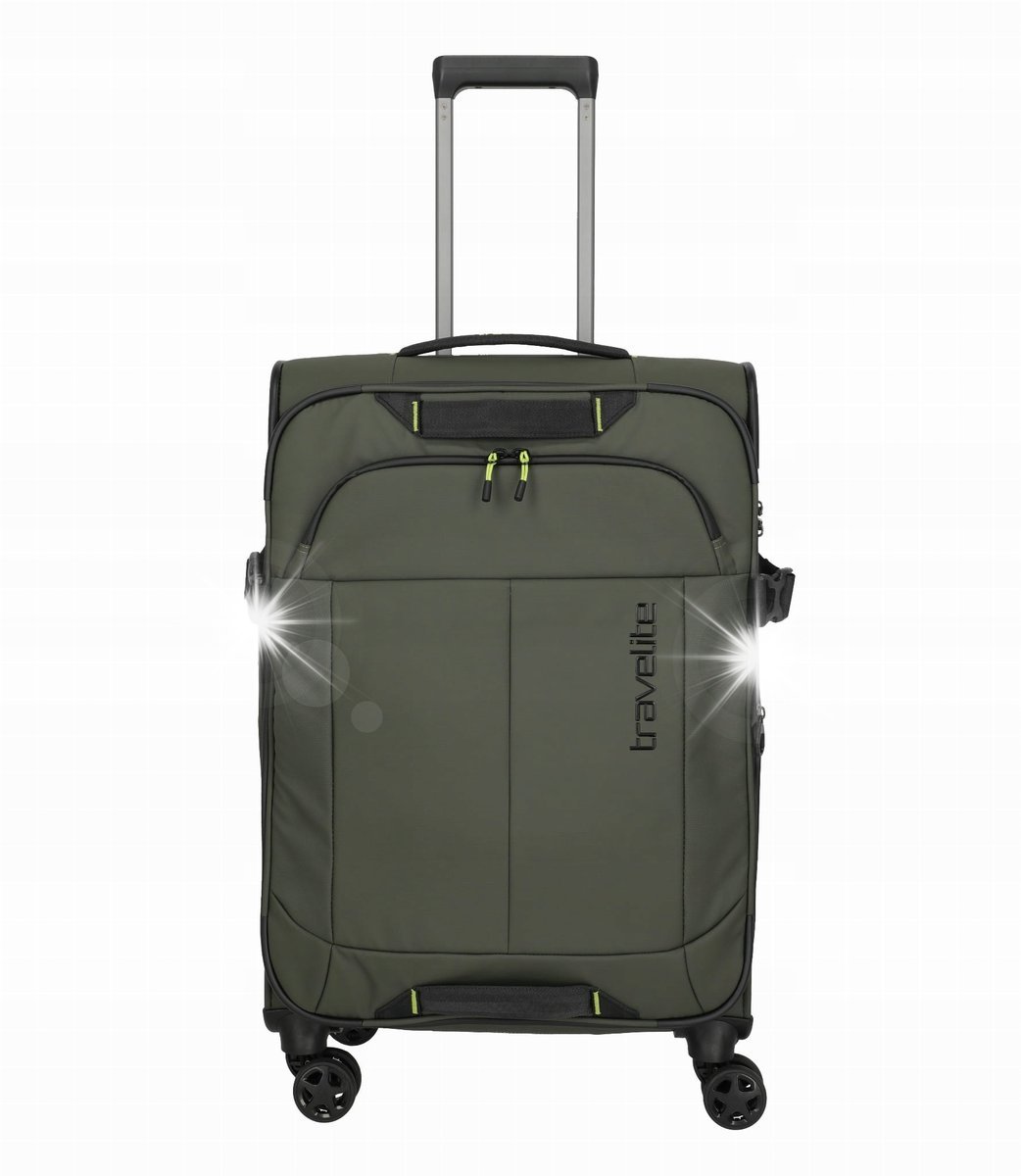 Walizka średnia Travelite Briize 67 cm Khaki