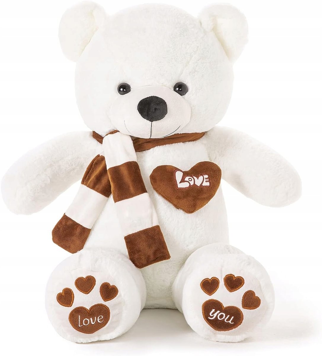 Ogromny pluszowy miś 80 cm, XL, miękki, duży, wypchany miś, zabawka