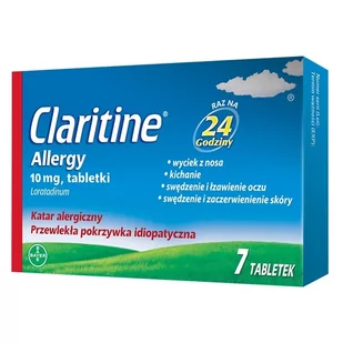 Claritine Allergy 10mg x7 tabletek - Leki na alergię - miniaturka - grafika 1