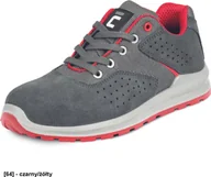 Obuwie robocze - CERVA GRIMMA S1PS MF SR PÓŁB. - Półbuty z kompozytowym podnoskiem z antybrzebiciową wkładką z kompozytu podeszwa wykonana z - szary-czerwony 44 - miniaturka - grafika 1