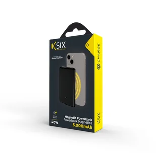 Powerbank KSIX Szary 5000 mAh - Powerbanki - miniaturka - grafika 1