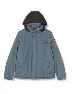 Geox Męska kurtka Vincit, czarny/jasnoszary., 56 - Kurtki męskie - miniaturka - grafika 1