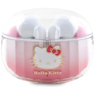 HELLO KITTY Kitty Head Logo Różowy - Słuchawki - miniaturka - grafika 1
