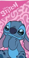 Okrycia kąpielowe dla dzieci - Ręcznik kąpielowy plażowy szybkoschnący Lilo I Stitch różowy 70x140 - miniaturka - grafika 1