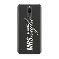 Etui i futerały do telefonów - Finoo TPU etui na telefon komórkowy do Huawei Mate 10 Lite Made In Germany etui z motywem i optymalną ochroną, silikonowe etui, pokrowiec ochronny do Twojego Huawei Mate 10 Lite – Mrs right black - miniaturka - grafika 1