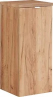 Szafki łazienkowe - Elior Półsłupek łazienkowy z koszem na pranie - Malta 4X Dąb - miniaturka - grafika 1