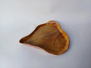 Patera ceramiczna liść - Tace i patery Patera ceramiczna liść - Tace i patery - miniaturka - grafika 1