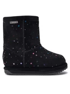 Buty dla dziewczynek - EMU Australia Śniegowce Sparkle Brumby K13100 Czarny - miniaturka - grafika 1