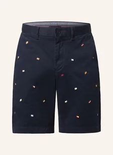 Tommy Hilfiger Szorty Chinosy Brooklyn Slim Fit blau - Spodenki damskie - miniaturka - grafika 1