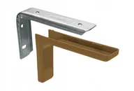 Meble modułowe i akcesoria - Wspornik półki prosty biały - WSPP 240x145x35 - miniaturka - grafika 1