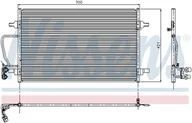 Chłodnice - NISSENS CHŁODNICA KLIMATYZACJI 94345 AUDI A8 94 94345 - miniaturka - grafika 1
