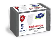 Ściereczki, gąbki, czyściki - Stella ST PC Gąbki do zmywania antybakteryjne 5szt - miniaturka - grafika 1