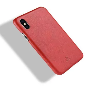 Crong Essential Cover - Etui iPhone Xs / X (czerwony) - Etui i futerały do telefonów - miniaturka - grafika 3