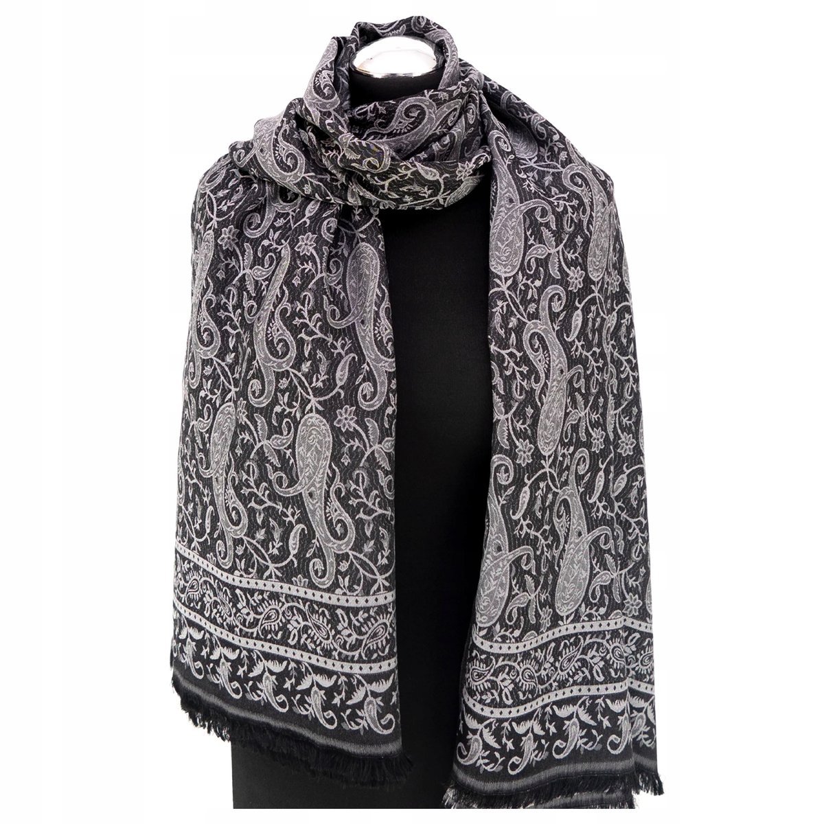 Szal Szalik Damski Orientalny Wzór Pałacowa Noc Niespotykany Turecki Jedwab