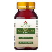 Witaminy i minerały - Bio Herbs, Kwas R-alfa liponowy R-ALA 200 mg, 60 kaps. - miniaturka - grafika 1