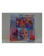 Puzzle - Clementoni Puzzle 2x60el Frozen 2 21609 - miniaturka - grafika 1