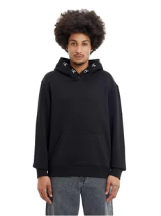 Calvin Klein Bluza Męska Logo Jacquard Hoodie Black J30J321883 Beh L - Bluzy męskie - miniaturka - grafika 1
