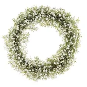 Dekoracje domu - Wianek z gipsówki 40 cm - miniaturka - grafika 1