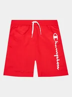 Spodenki damskie - Champion Szorty sportowe 306107 Czerwony Regular Fit - miniaturka - grafika 1