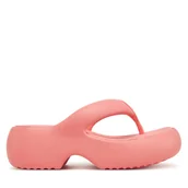 Klapki i japonki damskie - Japonki Melissa Melissa Free Fuzzy Platform Ad M 35875 Różowy - miniaturka - grafika 1