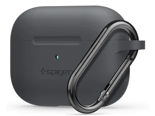 Etui silikonowe Spigen Fit case do Apple Airpods Pro Charcoal - Akcesoria do słuchawek - miniaturka - grafika 1