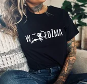 Koszulki i topy damskie - ŚMIESZNA DAMSKA KOSZULKA WIEDŹMA - miniaturka - grafika 1