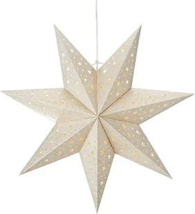 Markslojd Gwiazda wisząca LED Blank, bateria, 45cm, złota - Oświetlenie świąteczne - miniaturka - grafika 1