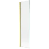 Parawany nawannowe - Mexen Mist parawan nawannowy 1-skrzydłowy 50 x 150 cm, transparent, złoty szczotkowany - 8A9-050-001-55-00 - miniaturka - grafika 1