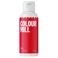 Dodatki do ciast w proszku - Barwnik olejowy 100ml CZERWONY Colour Mill - Red - miniaturka - grafika 1