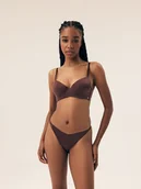 Majtki damskie - Majtki stringi Bosco Esotiq czekoladowy brąz L - miniaturka - grafika 1