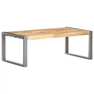 vidaXL Stolik kawowy, 110 x 60 x 40 cm, drewno stylizowane na sheesham vidaXL - Ławy i stoliki kawowe - miniaturka - grafika 1