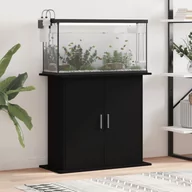 Akwaria i zestawy akwarystyczne - vidaXL Szafka pod akwarium, czarna, 81x36x73 cm - miniaturka - grafika 1