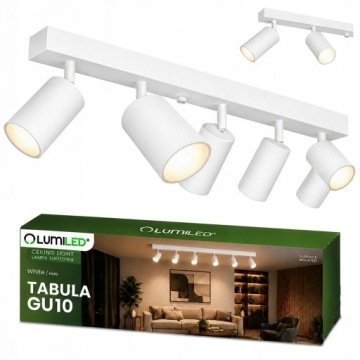 Lampa Sufitowa Spot Tuba Reflektor Oprawa Halogenowa 6x GU10 Szyna Wisząca